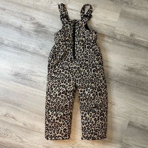 Cheetah Print 2T Snow Pants